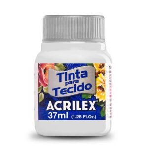 Pintura para tela Acrilex 37ml Blanco 519
