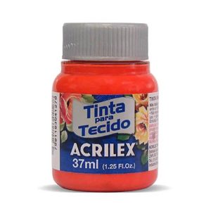 Pintura para tela Acrilex 37ml Rojo fuego 507