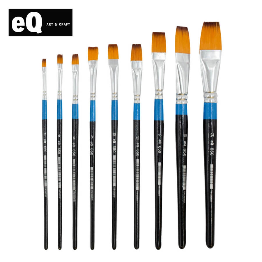 Pincel EQ Serie 650 Chato Nro 24