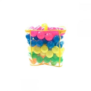 Bolso con 100 pelotas de 6cm para pelotero