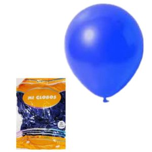 Globo azul liso 12" x50