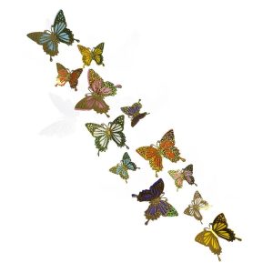Mariposas caladas x12 unidades
