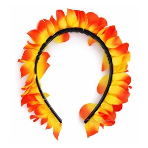 Vincha con flores degrade