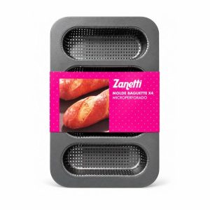 Molde Baguette Microperforado x4