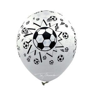Globo Pelota de fútbol 12" x25